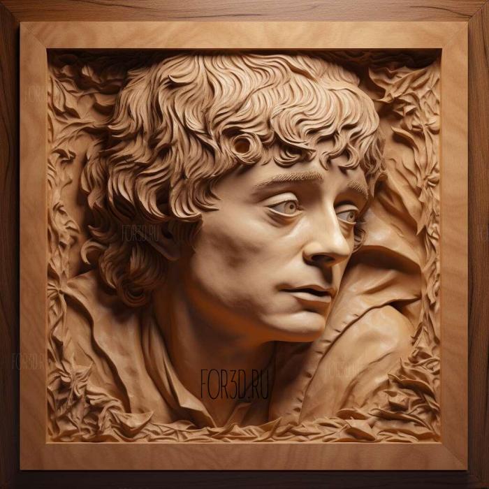 Frodo Baggins 2 3d stl модель для ЧПУ